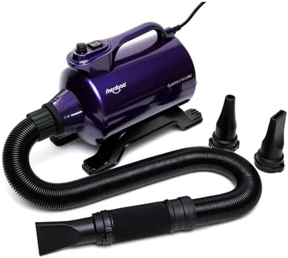 Profi Hundeföhn & Blower (5.0 PS) – Stufenlos Regelbar mit Heizfunktion (Lila)
