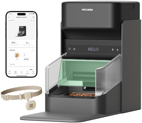 PETLIBRO RFID Smart Futterautomat (3L) – Selektiver Zugang per Halsband-Chip, 5G WLAN & App
