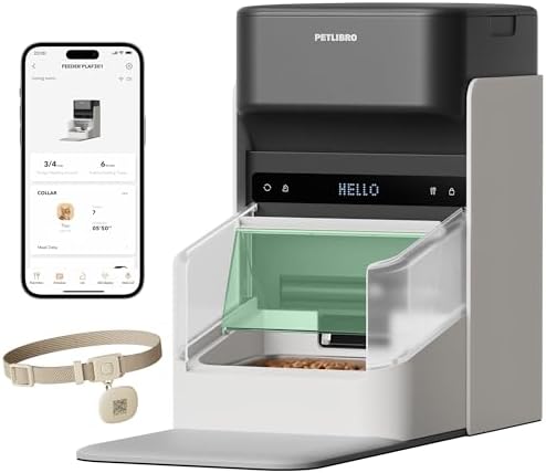 PETLIBRO RFID Smart Futterautomat (3L) – Selektiver Zugang per Halsband-Chip, 5G WLAN & App