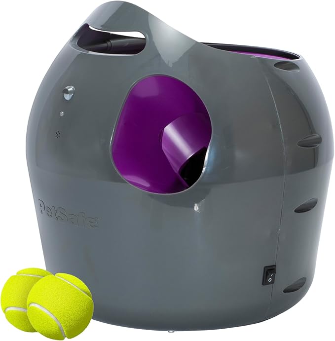 PetSafe Automatischer Ballwerfer – Interaktives Hundespielzeug mit Sicherheitssensor