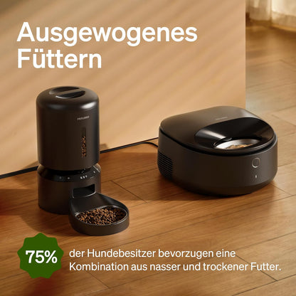 Smart Nassfutterautomat für Katzen mit Kühlfunktion & App-Steuerung – 3 Tage Frischegarantie