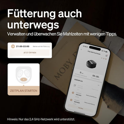 Smart Nassfutterautomat für Katzen mit Kühlfunktion & App-Steuerung – 3 Tage Frischegarantie