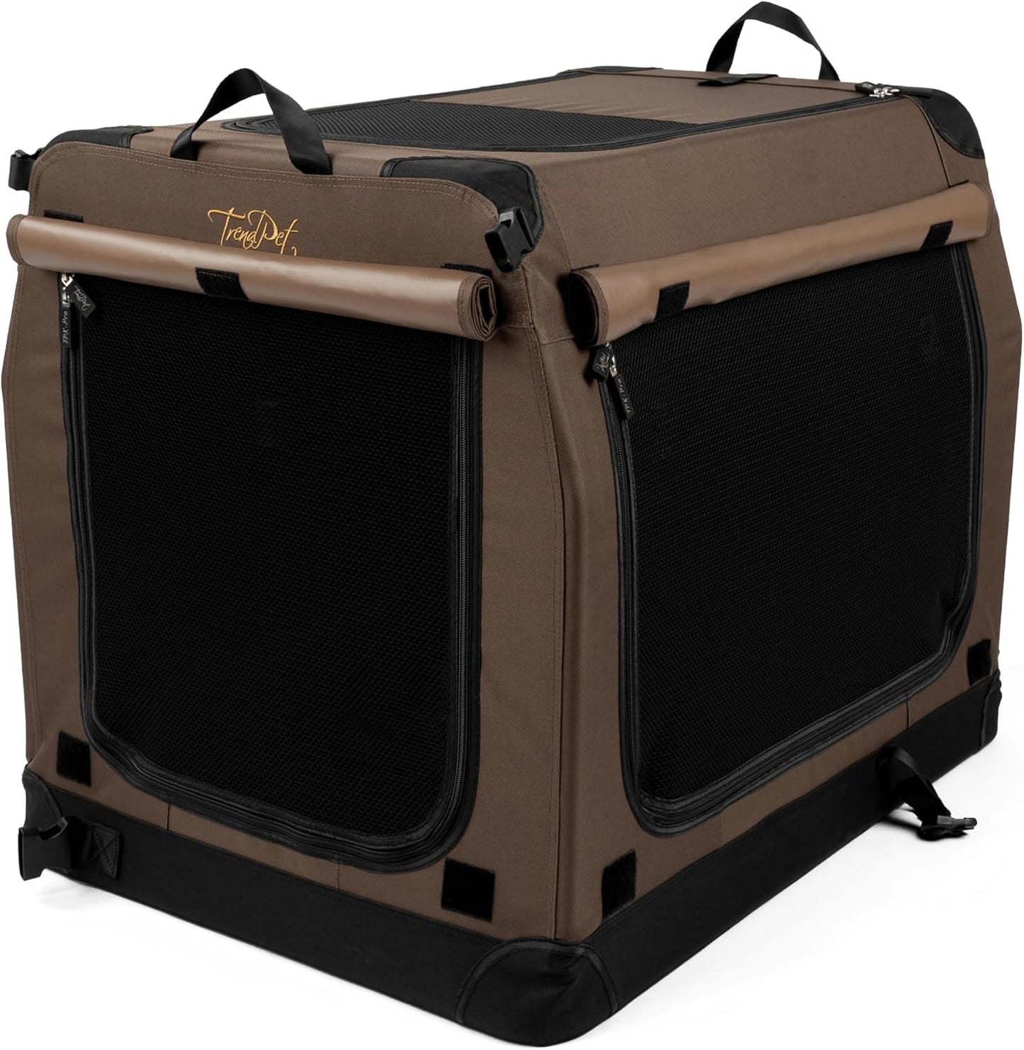 TrendPet TPX90-Pro Faltbare Hundebox – Aluminiumrahmen, Leicht & Stabil fürs Auto