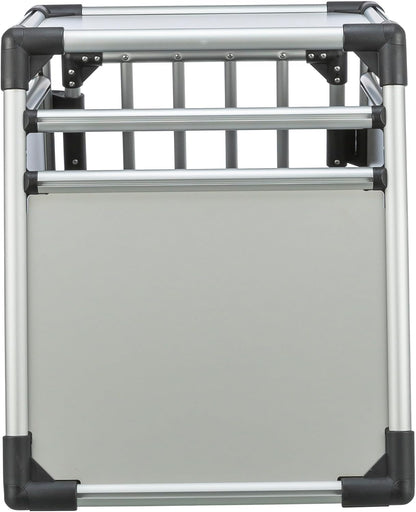 TRIXIE Aluminium-Hundetransportbox (Größe M) – Sicher, Leise & Stabil fürs Auto