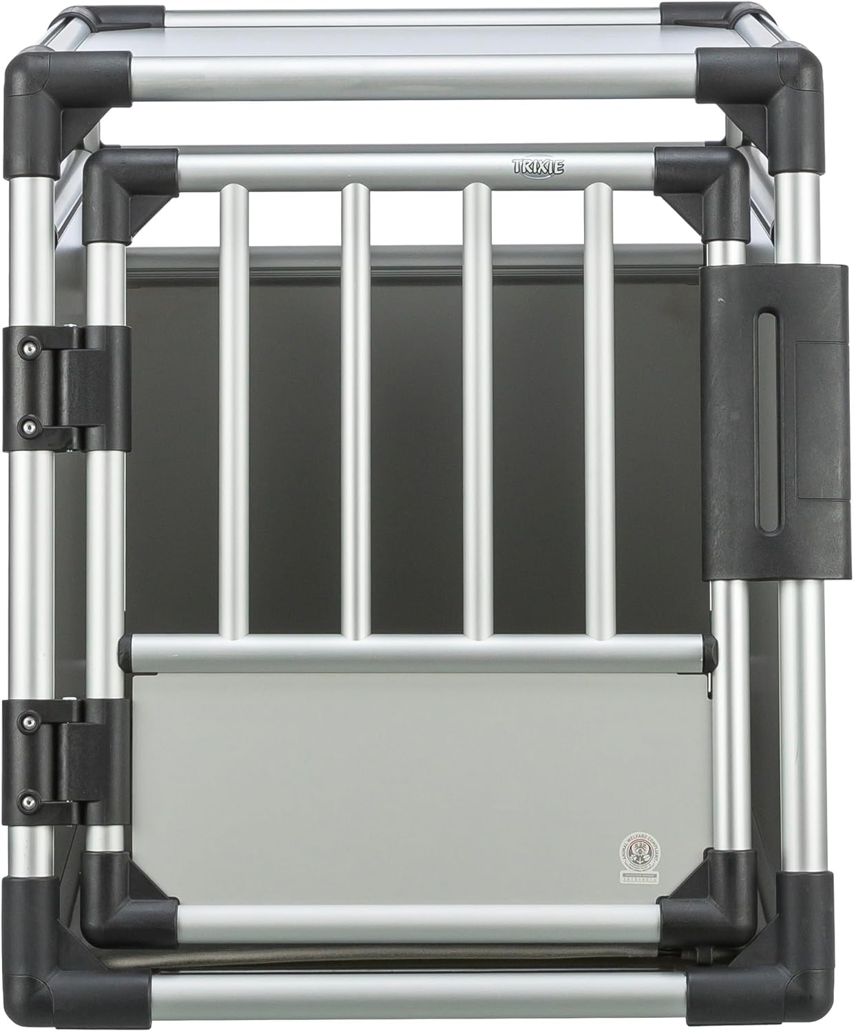 TRIXIE Aluminium-Hundetransportbox (Größe M) – Sicher, Leise & Stabil fürs Auto