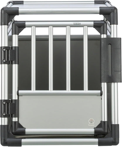 TRIXIE Aluminium-Hundetransportbox (Größe M) – Sicher, Leise & Stabil fürs Auto