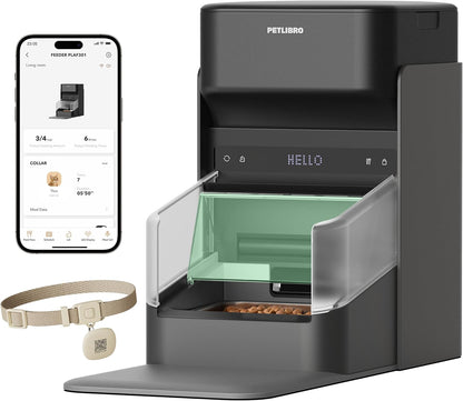 PETLIBRO RFID Smart Futterautomat (3L) – Selektiver Zugang per Halsband-Chip, 5G WLAN & App