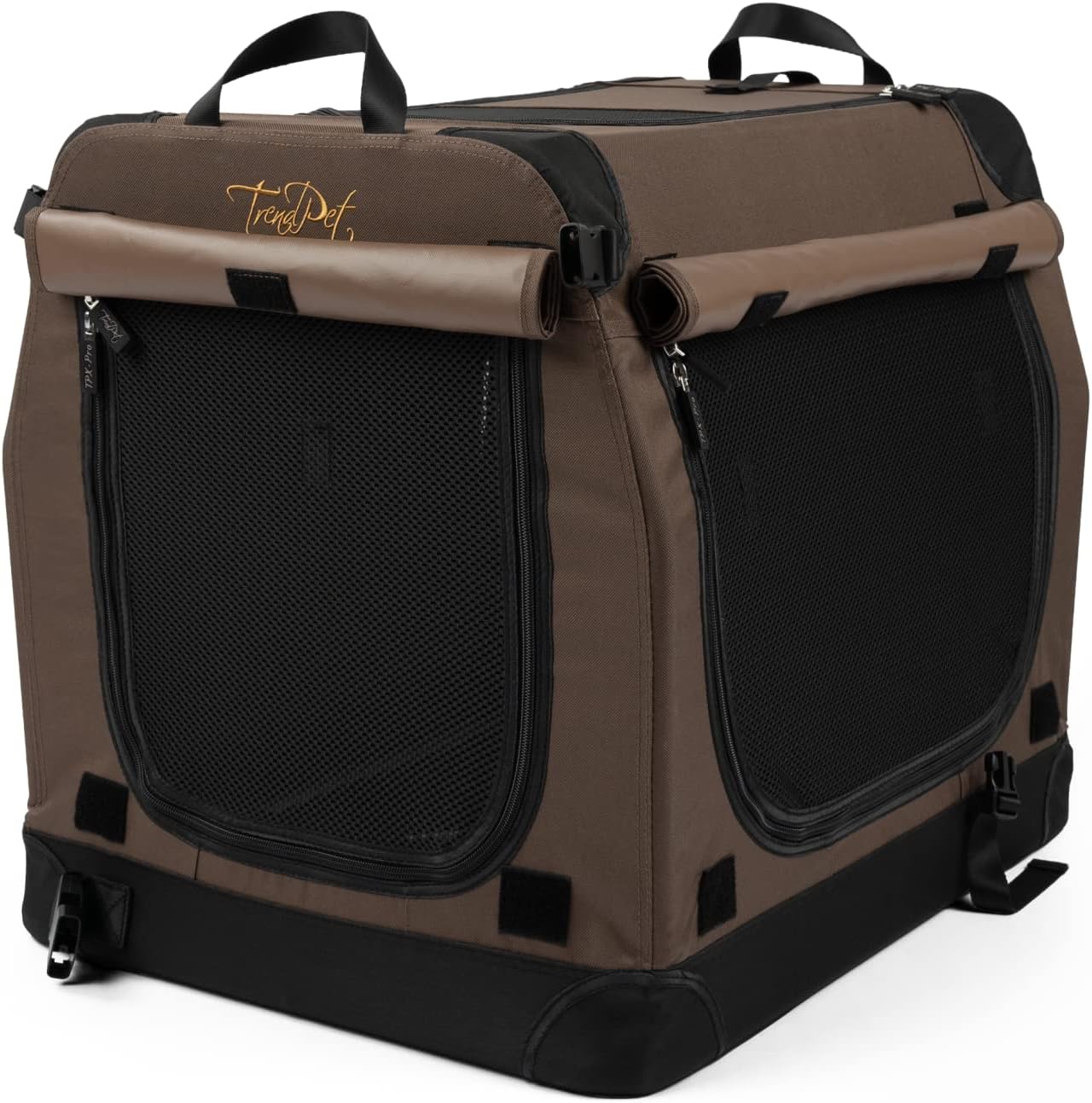 TrendPet TPX90-Pro Faltbare Hundebox – Aluminiumrahmen, Leicht & Stabil fürs Auto
