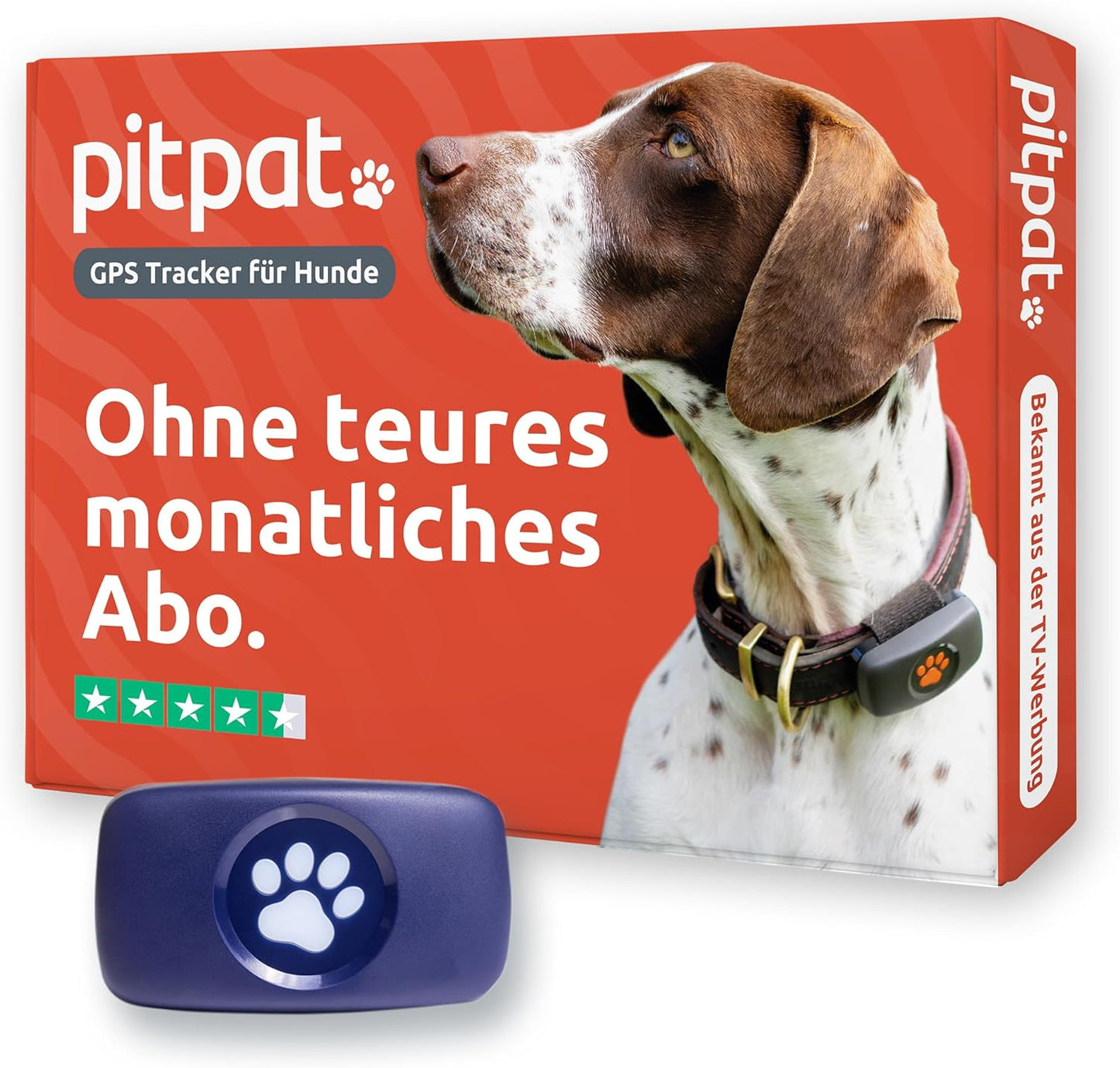 PitPat GPS Tracker für Hunde – OHNE Abo-Gebühren, Unbegrenzte Reichweite & Wasserdicht