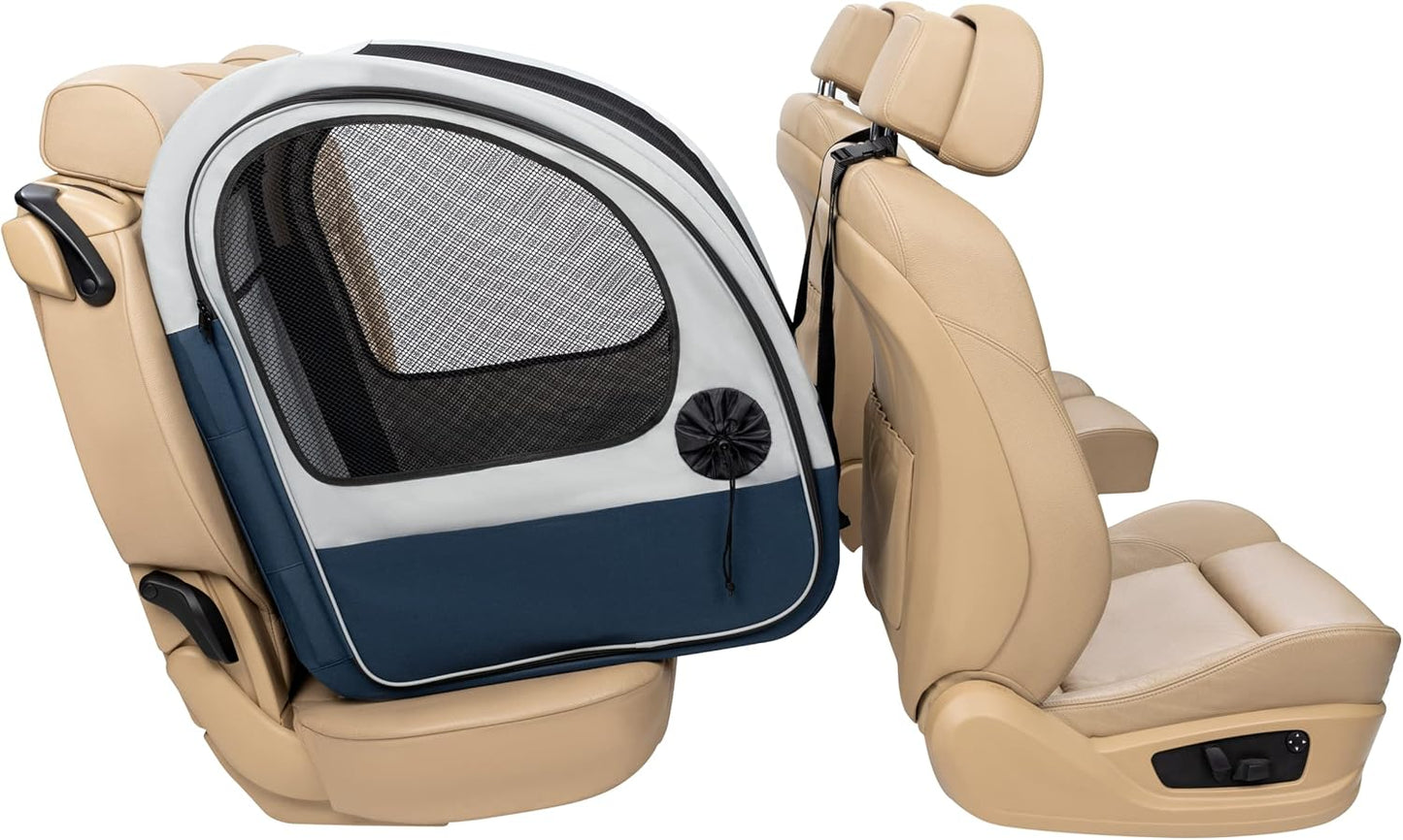 PetSafe Happy Ride Faltbare Hundebox für Rücksitz – Belüftet, Sicher & Platzsparend