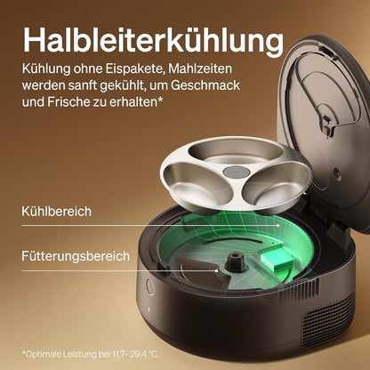 Smart Nassfutterautomat für Katzen mit Kühlfunktion & App-Steuerung – 3 Tage Frischegarantie