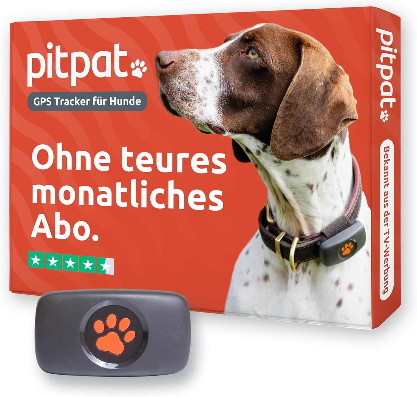PitPat GPS Tracker für Hunde – OHNE Abo-Gebühren, Unbegrenzte Reichweite & Wasserdicht