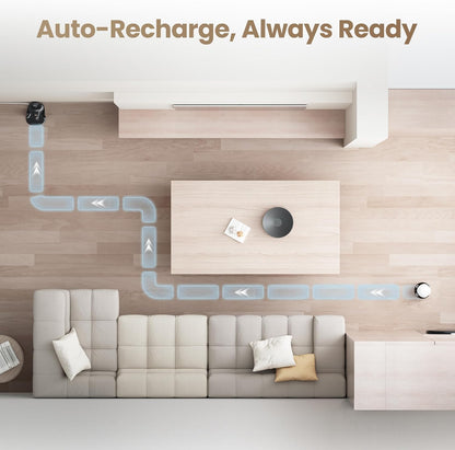 Enabot EBO Air 2 – Mobiler Haustier-Roboter & 2K Kamera – Selbstaufladend, Nachtsicht & 2-Wege-Audio