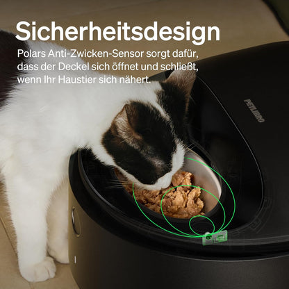 Smart Nassfutterautomat für Katzen mit Kühlfunktion & App-Steuerung – 3 Tage Frischegarantie