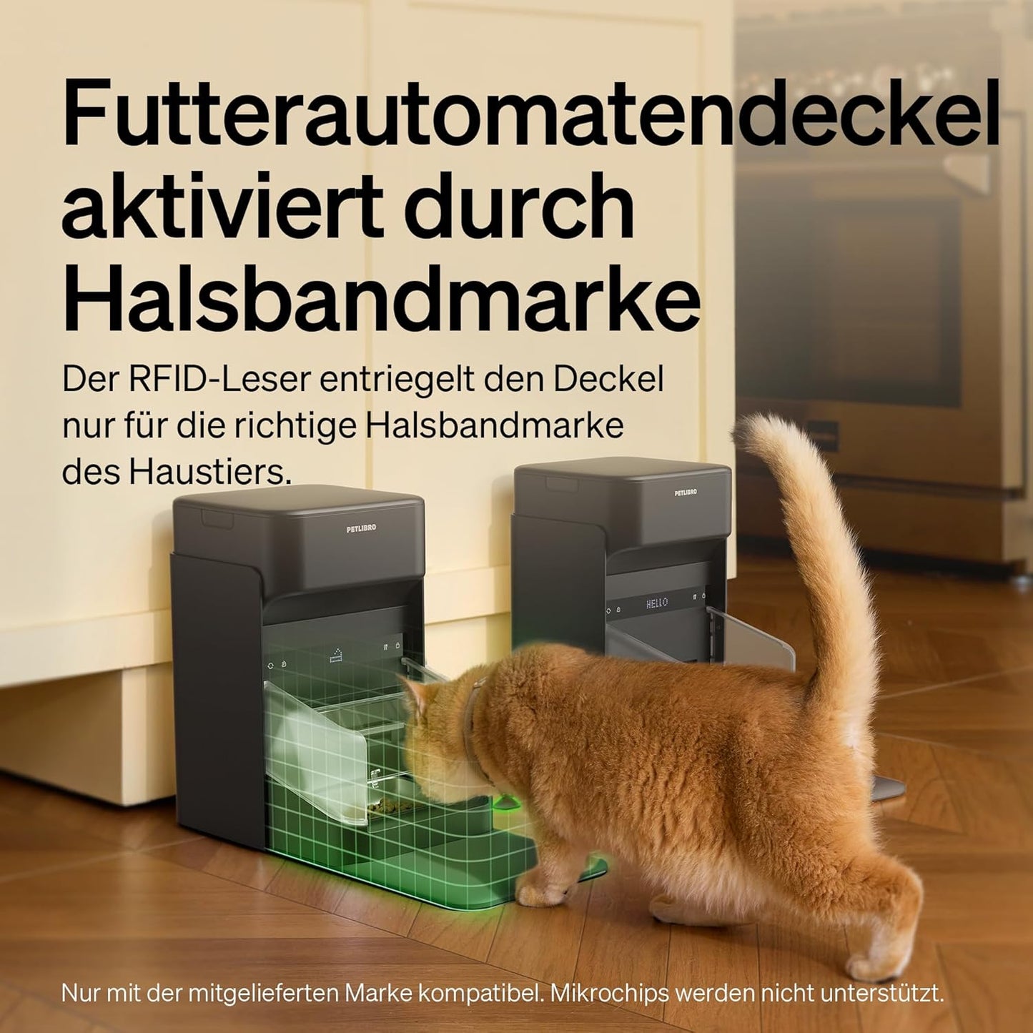 PETLIBRO RFID Smart Futterautomat (3L) – Selektiver Zugang per Halsband-Chip, 5G WLAN & App