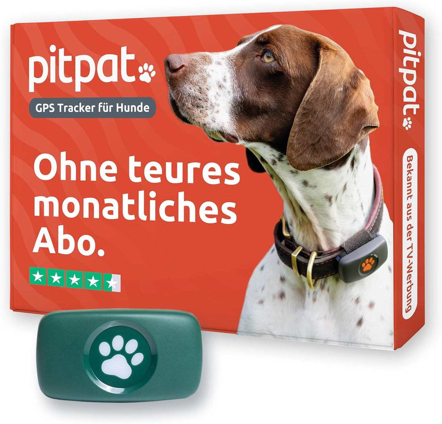 PitPat GPS Tracker für Hunde – OHNE Abo-Gebühren, Unbegrenzte Reichweite & Wasserdicht