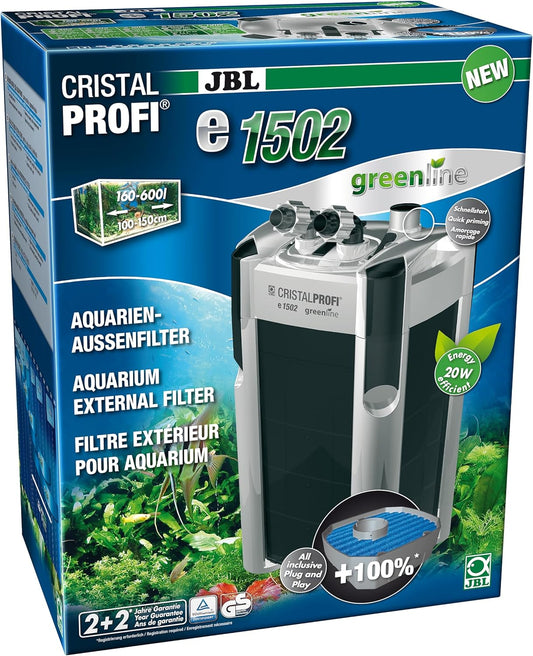 JBL CristalProfi Greenline Außenfilter für Aquarien – Leise, Energiesparend & Leistungsstark
