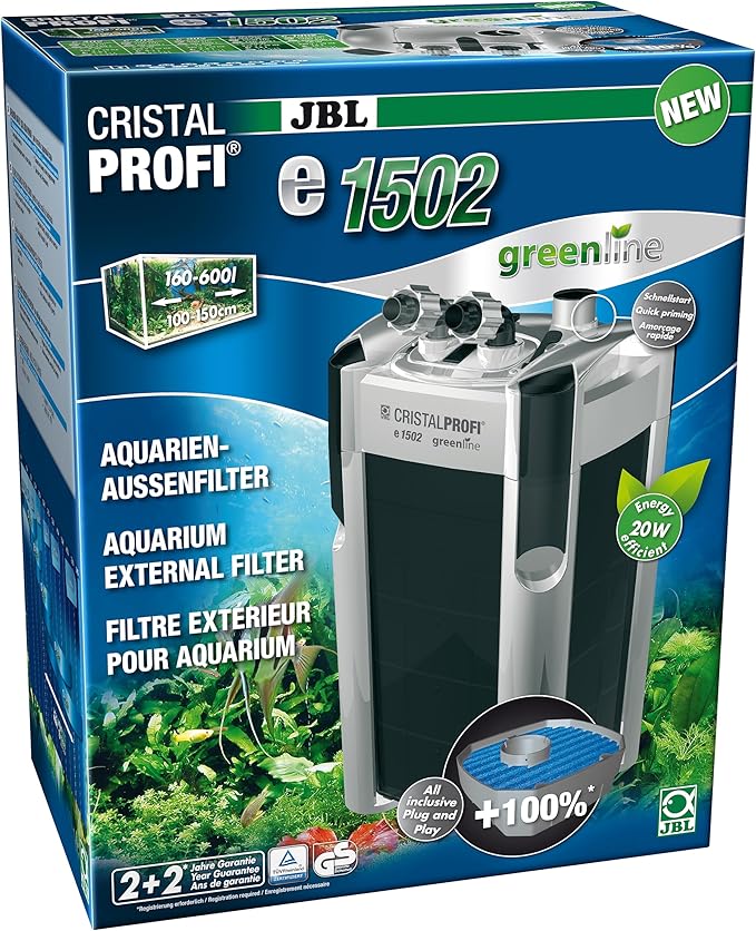 JBL CristalProfi Greenline Außenfilter für Aquarien – Leise, Energiesparend & Leistungsstark