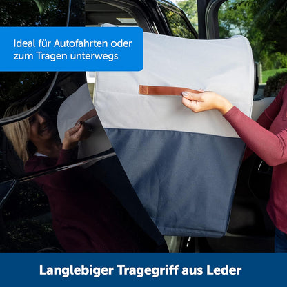 PetSafe Happy Ride Faltbare Hundebox für Rücksitz – Belüftet, Sicher & Platzsparend